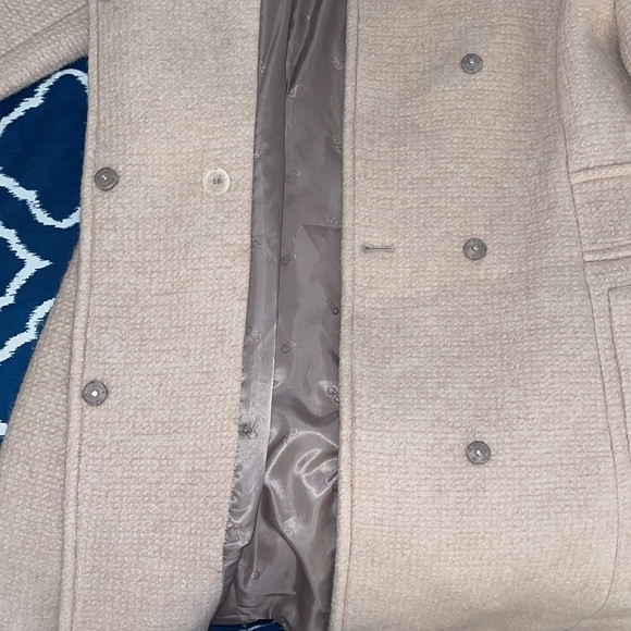 EUC Cole Haan Wool Jacket, Cream, Size 14 - Picture 9 of 12